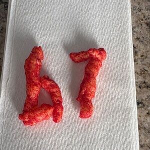 67 Spicy Red Snack Sticks